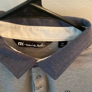 Travis Mathew medium grey golf polo